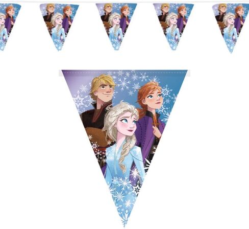 Frozen 2 Children’s Birthday Party Decorations Includes 7 Piece Decoration Kit and 1 Large Jointed “Happy Birthday" Banner in Saudi Arabia