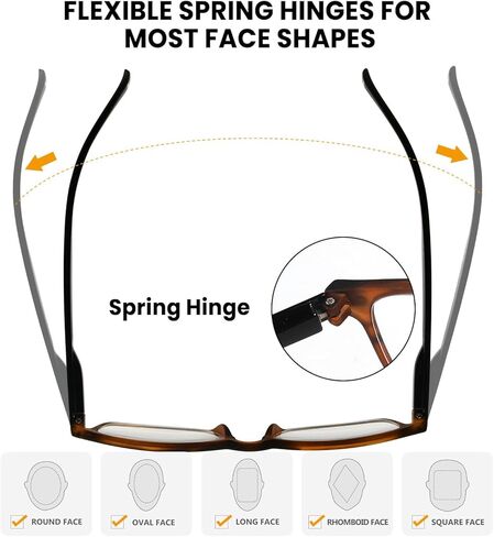 مجموعة من 10 نظارات قراءة بنصف القمر من GUD للقارئات الأنيقات in Kuwait