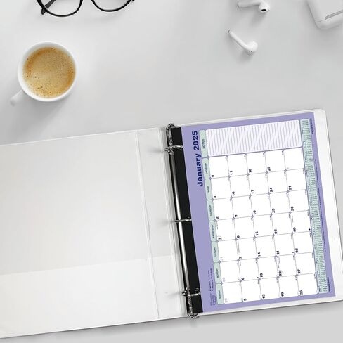 Brownline® 2025 Monthly Desk Pad Calendar, 12 Months, January to December, Three-Hole Punched, Mini Size, 11" x 8.5" (C181721-25) in Kuwait