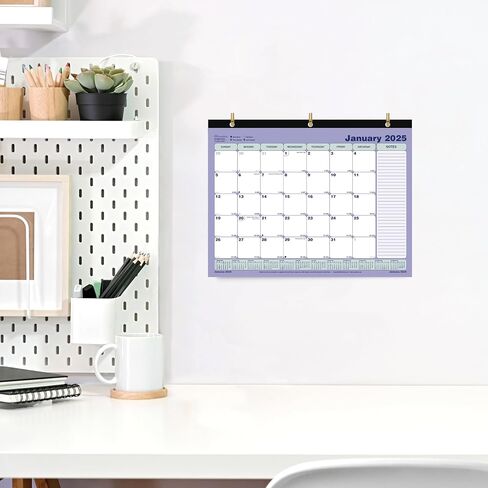Brownline® 2025 Monthly Desk Pad Calendar, 12 Months, January to December, Three-Hole Punched, Mini Size, 11" x 8.5" (C181721-25) in Kuwait