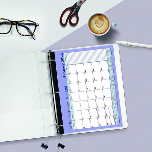 Brownline® 2025 Monthly Desk Pad Calendar, 12 Months, January to December, Three-Hole Punched, Mini Size, 11" x 8.5" (C181721-25) in Kuwait