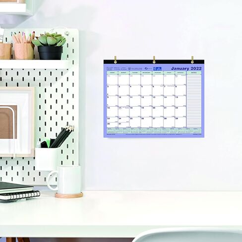 Brownline® 2025 Monthly Desk Pad Calendar, 12 Months, January to December, Three-Hole Punched, Mini Size, 11" x 8.5" (C181721-25) in Kuwait