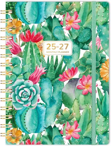 Planner 2025-2026 - JUL 2025 - JUN 2026, Business Planner, Appointment Book2025-2026, 3-Tier Schedule Planner Notepad, 8.74" x 11.38", 60 Minutes Intervals + Monthly Tabs + Leather Cover + Pocket - Pea Green in Saudi Arabia