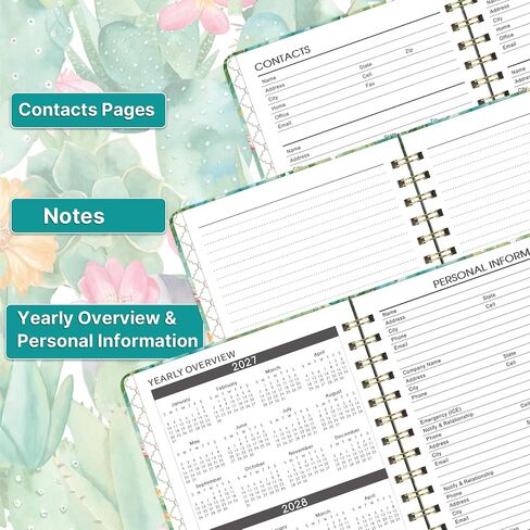 Planner 2025-2026 - JUL 2025 - JUN 2026, Business Planner, Appointment Book2025-2026, 3-Tier Schedule Planner Notepad, 8.74" x 11.38", 60 Minutes Intervals + Monthly Tabs + Leather Cover + Pocket - Pea Green in Saudi Arabia
