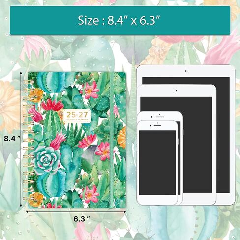 Planner 2025-2026 - JUL 2025 - JUN 2026, Business Planner, Appointment Book2025-2026, 3-Tier Schedule Planner Notepad, 8.74" x 11.38", 60 Minutes Intervals + Monthly Tabs + Leather Cover + Pocket - Pea Green in Saudi Arabia