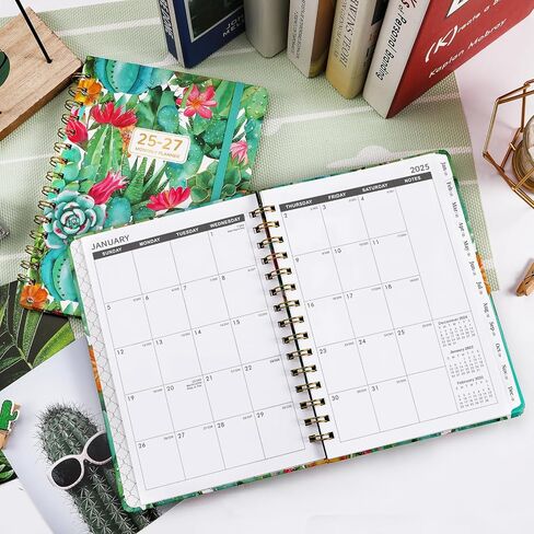 Planner 2025-2026 - JUL 2025 - JUN 2026, Business Planner, Appointment Book2025-2026, 3-Tier Schedule Planner Notepad, 8.74" x 11.38", 60 Minutes Intervals + Monthly Tabs + Leather Cover + Pocket - Pea Green in Saudi Arabia