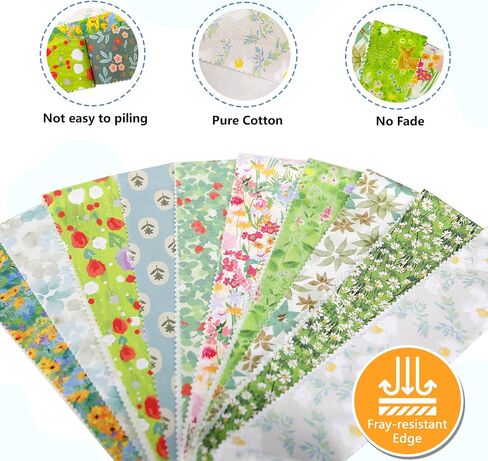 2.5" x 78" Jelly Roll Quilting Strips | 20pcs Assorted Cotton Fabric Bundle for Sewing & Crafting | Soft Material for Blankets, Rugs, Upholstery, Home Decor, Purse Making and So On in Saudi Arabia