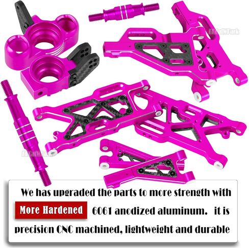 ترقيات RC جزء من 1/8 Typhon 6S BLX ، 1/7 مخالفة جناية 6S BLX لا حدود لها ، التعليق الخلفي الأمامي A-ARMS ، كتل التوجيه ، كتلة العجلات ، وترابط الوصلات CAMBER W/25T Servo ، Navy Blue in Kuwait