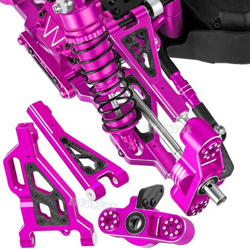 ترقيات RC جزء من 1/8 Typhon 6S BLX ، 1/7 مخالفة جناية 6S BLX لا حدود لها ، التعليق الخلفي الأمامي A-ARMS ، كتل التوجيه ، كتلة العجلات ، وترابط الوصلات CAMBER W/25T Servo ، Navy Blue in Kuwait