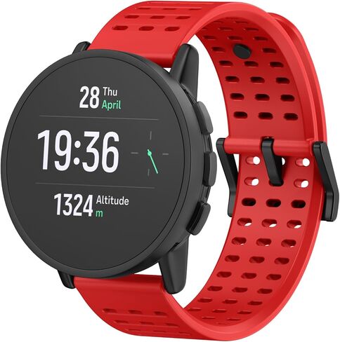 حزام ساعة Suunto 9 Peak Pro/9 Peak/5 Peak/Race/Vertical، 22 مم من السيليكون QuickFit بديل لـ Garmin Venu 3/Venu 2/Vivoactive 4/Forerunner 265/Forerunner 255 in Saudi Arabia