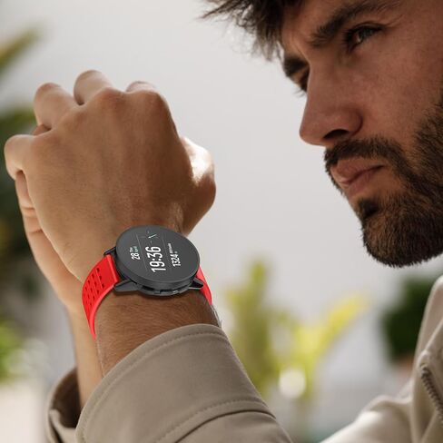 حزام ساعة Suunto 9 Peak Pro/9 Peak/5 Peak/Race/Vertical، 22 مم من السيليكون QuickFit بديل لـ Garmin Venu 3/Venu 2/Vivoactive 4/Forerunner 265/Forerunner 255 in Saudi Arabia
