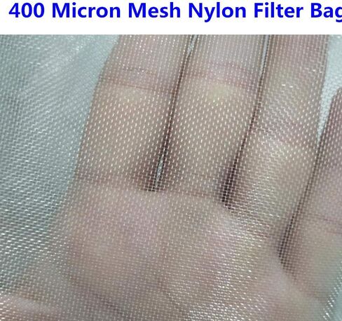 5Pack Nylon Mesh Filter Socks NMO 50/100 / 200/300 / 400 Micron - 7 Inch Ring by 18 Inch Long – Water Liquid Filter Bags for Aquarium, Industrial (50 Micron 7 x 18 inch Nylon Mesh Bag) in Saudi Arabia