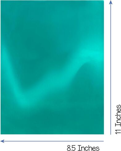 Hygloss Metallic Foil Paper - 16 Sheets 8 Assorted Colors Shiny Papers - 8.5x11 Inches - Ideal Foil Papers for Crafts - Shiny Craft Paper Sheets in Saudi Arabia