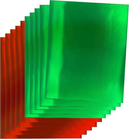 Hygloss Metallic Foil Paper - 16 Sheets 8 Assorted Colors Shiny Papers - 8.5x11 Inches - Ideal Foil Papers for Crafts - Shiny Craft Paper Sheets in Saudi Arabia