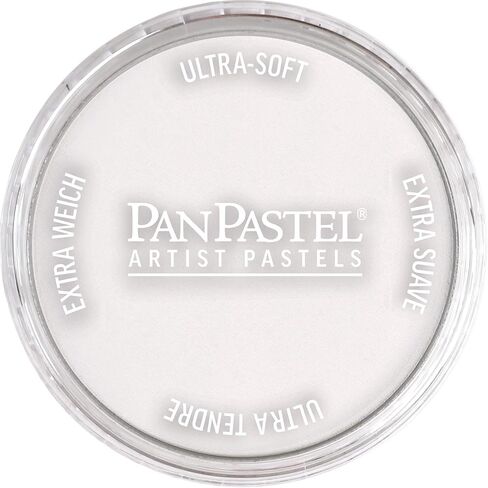 PanPastel Artist Pastels by GOLDEN, Pearl Medium White (Fine), 2.44" / 62mm Pan Diameter, Professional Artist Pastels, Unique Pan Format (cake-like) in Saudi Arabia