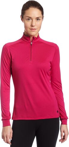 Hot Chillys Women's Peach Zip-T Base Layer Top in Kuwait