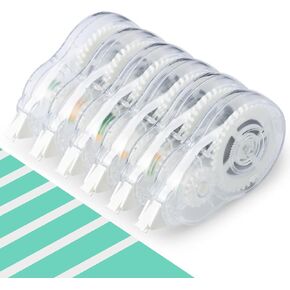 M&G 6 Pack Correction Tape Set, Total 72M/236FT Correction Tape Clear Writing with No Drying Time for Office School Supplies Student 1/5 Inch X 39.37 Ft/Pack