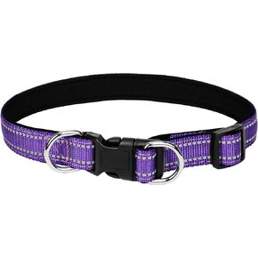 Adjustable Soft Polyester Dog Collar: Featuring a Cute and Adorable Special Design, Perfect for Small, Medium, & Large Dogs. Durable, Comfortable, and Ideal for Everyday Use Blue Dinosaur Small