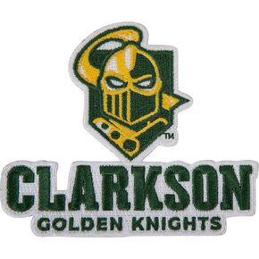 Desert Cactus Clarkson University Patch – Embroidered Iron On/Sew On Applique for Blazers, Jackets, Backpacks, Bags, Hats & Tactical Gear – Clarkson Golden Knights (Patch - Design A)