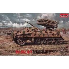 Roden Sd.Kfz.4/1 Raketen-Vielfachwerfer Military Vehicle Model Kit, 8cm