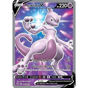 Pokemon - Mewtwo V -SWSH229 - Full Art - Black Star Promo - Pokemon Go