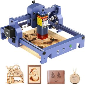 T1 Laser Engraver Machine, 3.5W Laser Engraving Machine and Cutting Machine for Beginners, Precision 0.06 mm Laser Spot, 10000 mm/min, Best Laser Engraver for DIY Projects, Wood, Metal