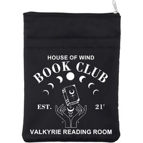 Novel Merchandise Book Sleeve Thorns and Roses Book Cover House of Wind Gift Night Court Gift Literature Gift for Bookish Bibliophile (HouseWind Bblk)