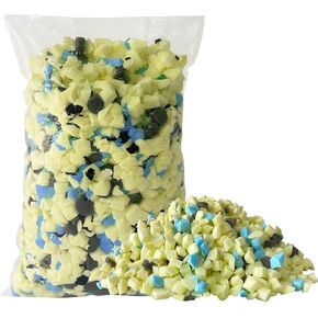 10lbs Shredded Memory Foam Filling for Bean Bag Chair, Premium Beanbag Stuffing High Density Memory Foam Refill