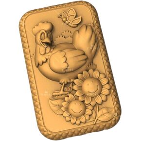 Grainrain Silicon Soap Mold Handcraft DIY Candle Resin Mould for Handmade Soap Rooster (11248)