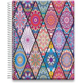 Tools4Wisdom Planner 2025-2026 - April 2025-2026 Calendar - 8.5x11 Inch Hardcover - Monthly Weekly Daily Planner - A5J6 - Bejeweled