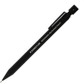 STAEDTLER 925 77-05B Hexagonal Mechanical Pencil, 0.02 inch (0.5 mm), Clean Black
