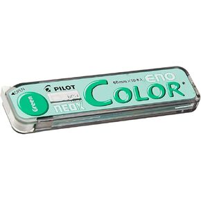 Pilot Color Mechanical Pencil Lead Eno, 0.7mm, Green, 10 Leads (HRF7C-20-G)