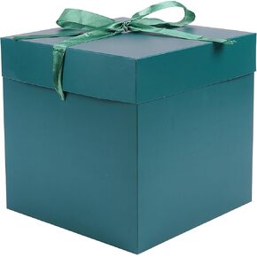 Elephant-package Medium Gift Box with Lids, Ribbon and Paper Filler, for Birthdays, Christmas, Valentine's Day， Present Packing - Collapsible, 8.7", 1 Pack, Red