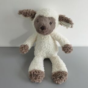 My OLi Sleepy Angel Lamb 9" Plush Sheep Stuffed Animal Plays Jesus Loves Me Soft Toy Best Bedtime Friends Gifts for Babies Kids Girls Boys