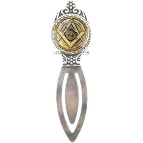 Freemasonry Masonic Bookmark,Masonic Faith Hope Bookmarker,Freemason Bookmark,Art Glass Dome Bookmarker,Bridesmaid Gift,N014