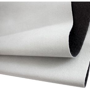 Leathaire Fabric, 57.8'' x 40'' (147cm x 100cm) Faux Leather, Waterproof, Abrasion and Scratch Resistant Texture Leathaire Fabric,1.1 mm Upholstery (Black)