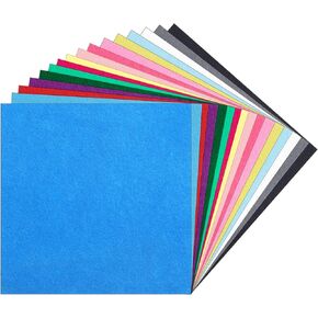 Thick Craft Felt Sheets, 16 Pieces 12x12 Felt Sheets for Crafts Sewing Felt Fabric Sheets Stiff Felt Sheets Assorted Colored Felt Squares Fabric for DIY Art Crafts Sewing Projects Making Supplies