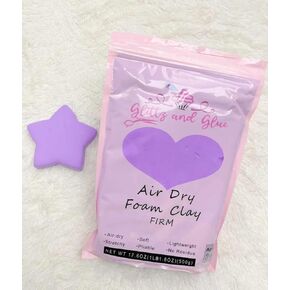 Air Dry Foam Firm Clay (Lilac)