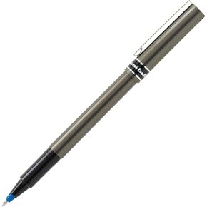 uni-ball : Deluxe Stick Roller Ball Pen, Blue Ink, Micro Fine, 0.50 mm -:- Sold as 2 Packs of - 1 - / - Total of 2 Each