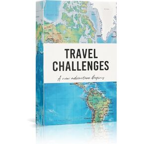 50 Travel Challenge Cards for Exploring New Destination, Travel Bucket List Idea Card - Perfect Couples Traveling Gift and Guide for Exploring