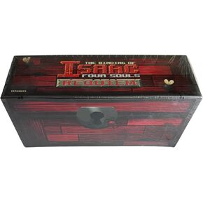 ملزمة Isaac: Kickstarter Edition ، مرخص رسميًا - توسيع Four Souls Requiem - 99 بطاقة Warp Zone و 269 بطاقات توسيع و 12 بطاقة Rebalance - 1-4 لعبة بطاقة لاعب