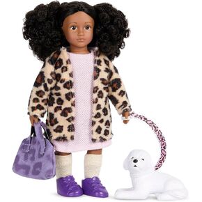 Lori – Mini Doll & Toy Dog – 6-inch Doll & Bichon Frise Pup – Play Set with Outfit, Animal & Accessories – Playset for Kids – 3 Years + – Ariah & Winston