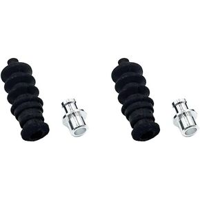 2pcs 37mm RC قارب مقاوم للماء قضبان رود الختم عالي الصوت مع جبل الألومنيوم ل RC سفينة القوارب DIY الأجزاء (الفضة)