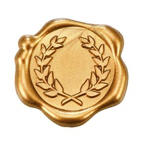 Yoption Star Wax Seal Stickers, 50 Pack Wax Stickers Envelope Wedding Invitation Seals Antique Gold Self Adhesive Wax Stickers for Party, Christmas, Envelope, Gift Wrapping