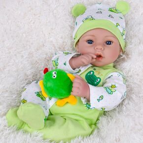 Aori LifeLike Reborn Baby Dolls Girl-دمية حديثي الولادة واقعية 18 بوصة ، مجموعة هدايا لطيفة للأطفال ، أولياء الأمور ، والأجداد ، والملابس الأرجواني