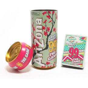 Spin Master Games, Arizona 99 – The Official Arizona Iced Tea Party Game, Count Cards, Collect Cans & Keep it 99, for Kids, Adults & Family, 2-10 Players, Ages 10 & Up