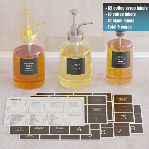 192 Minimalist Bathroom Labels for Organizing, Preprinted Waterproof Bath Beauty Makeup Organization Stickers for Bottles, Dispenser, Bins, Jars and Containers in Kuwait