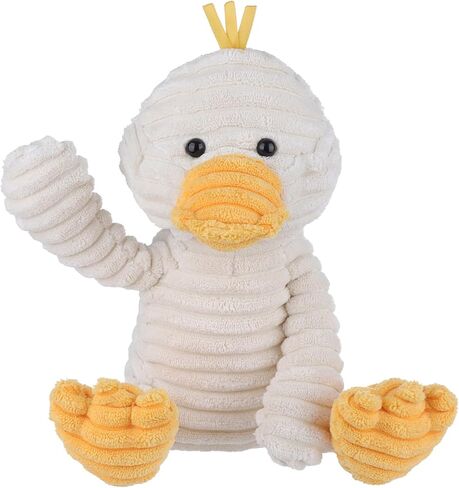 Apricot Lamb Toys Plush Corduroy Duck Stuffed Animal Soft Cuddly Perfect for Child (Corduroy Duck, 8.5 Inches) in Kuwait