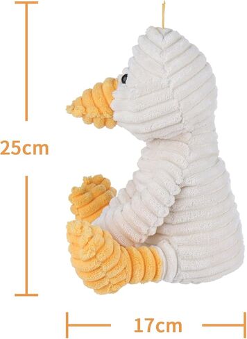 Apricot Lamb Toys Plush Corduroy Duck Stuffed Animal Soft Cuddly Perfect for Child (Corduroy Duck, 8.5 Inches) in Kuwait