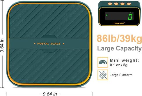 مقياس شحن Thinkscale للحزم ، 86 رطل/0.1 أوقية أونصة الشحن الرقمي المقياس البريدي ، وحامل المقياس ، طية البريد ، مقياس البريد ، مقياس الحزمة ، بطارية وكابل شحن النوع C in Saudi Arabia